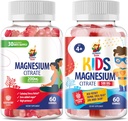 Magnesium Gummies for Kids & Adults - 500mg - Kalm Magnesium Kauwen - Magnesium Citrate Kauwbare Supplement voor Mood & Muscle Support