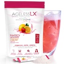 AgelessLX Powder Supplement voor vrouwen - met HMB Collageen Enhancer Plus Vitamine D3 met K2, Horsetail en Biotine voor Lean Muscle en Sterkere Haar en Nails - 30 Powder Packets Aardbei Limonade