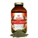 Poudre de jus vert à base d'algues bleues avec 28 superaliments biologiques, pas de graminées, énergie et longévité, vert déshydraté à basse température (34 portions)