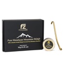 FOUSE Pure Himalaya Mountains Shilajit - 77% + Fulvic Acid Authentic Hard Consistency, Natural Source of Fulvic Acid, Meer dan 85 Trace Minerals, Inclusief Roestvrij stalen Lepel (10 Gram)