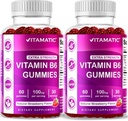 Vitamatic 2 Packs Vitamine B6 100mg Gummies 