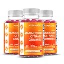 Vitamatic Magnesium Gummies 600mg per Serving 