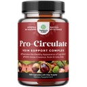 Vein Support Supplementen Been en Veins - Full Body Circulation Supplement for Spider & Varicose Veins and Improved Flow with Horse Chestnut Extract & Flavonoids - Vegan Non-GMO Mini Caps (2 maand)