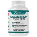 Hybride Nutraceuticals Bovine Colostrum Supplement - Muscle Building - Immune Support - Krachtige spijsvertering - Lactoferrin Supplement (120 Colostrum Capsules - 500mg - 30% IgG)