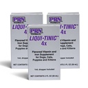 PRN Pharmacal Liqui-Tinic 4X - Iron & Vitamins Oral Nutritional Supplement for Pets-Liver-Flavored Supplement with Iron & B-Complex Vitamines to Support Wellness - 2 fl oz (3 Pack)