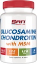 SAN Premium Glucosamine Chondroitin met MSM Complex voor gezamenlijke ondersteuning - Natuurlijke formule voor gezonde gewrichten en mobiliteit. 30 porties