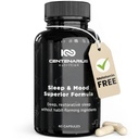 Centenarius Nutrition Sleep and Mood Formula met L-Theanine, 5-HTP, PharmaGABA + More for Sleep + Enhanced Mood & Stress Levels (60 Count)