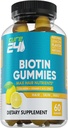 Biotin Gummies met vitamine C, E, Collagen, en zink, biotin Gummies voor haargroei, Nagel, huid, ondersteuning, Made in USA 60 Gummies