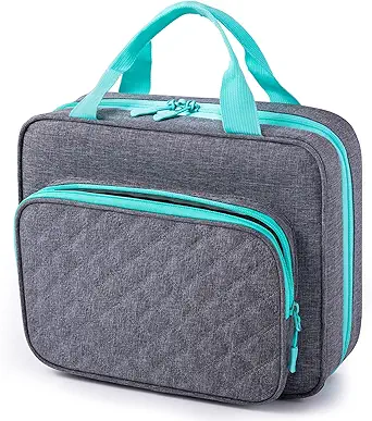 BAGSFY Sac de médecine pour le voyage, l'entreposage des bouteilles de pilule, grand cas de voyage de médicaments, Pills Box pour la vitamine, trousse de premiers soins Sacs vides. (Livré avec l'organisateur hebdomadaire de pilules)