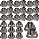 Geiserailie 30 stuks Hoorhulp Domes 8mm Hoorhulp Open Domes Vervangingen Medium Open Hoorhulp Accessoires Compatibel met GN Resound Hoortoestellen Oortips