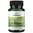 Swanson Full Spectrum Milk Thistle 500 Milligrammen 30 Capsules
