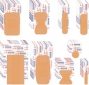 VAIPI 880 Pack Bandages Variety Pack Waterproof Vingertips Bandages Diverse maten Eerste Hulp Supplies Assorted Kleefstof Bandage Bulk Ademende Vlinder Bandage voor Wond Care (9 Styles)