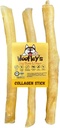 Woofley's 12 Inch Pure Collageen Sticks voor honden (3 Count) - Kauwen voor middelgrote en grote honden - Bully Stick Rawhide Alternatief