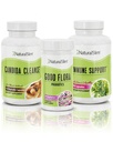 NaturalSlim Candida Cleanse Suppléments de soutien Bundle - Candiseptic Kit Anti Surcroissance, Gut & Colon Cleansing 242 Capsules Total - 28 Jours Programme de nettoyage Formulé par Frank Suarez (2 Pack)