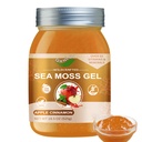 Seamoss Raw Gel met Irish Sea Moss, Sea Moss Supplement-Immune Support-18.5OZ Sea Moss Advanced (Apple Cinnamon)