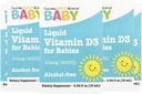 California Gold Nutrition Baby Vitamine D3 by - Liquid D3 Supplement for Babies, Vegetarian Friendly - Alcohol & Gluten Free, Non-GMO - 10 mcg (400 IE), 0,34 fl oz (10 ml)