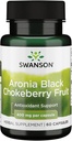 Swanson Full Spectrum Aronia (Chokeberry) 400 Milligrammen 60 Capsules