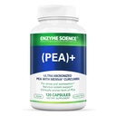 Enzyme Science Pea + Curcumine curcumine curcumine supplémentaire pour le soutien physiologique aide à soutenir les systèmes nerveux, immunitaires et musculaires - 120 capsules