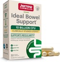 Formules de collage Soutien idéal pour le bowel - 10 milliards d'organismes par portion - 30 capsules de légumes - Soutien pour le bowel - Réduit le gonflement, le gaz et le malaise intestinal - Jusqu'à 30 portions