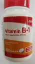 Leider Vitamine B-1 100mg, 100 tabletten per tablet (verpakking van 3)
