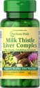 Puritein's Pride Milk Thistle Lever Complex, Ondersteunt gezonde leverfunctie, 90 Telling, Wit