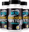 (3 Pack) Versnipperde Keto Pillen, Premium Keto Shred gewichtsverlies Capsules, Alle natuurlijke Keto Supplement ter ondersteuning van Fitness en Body Goals, Officiële ShreddedKeto Reviews (180 Capsules)