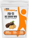 BulkSupplements.com Fo-Ti Extract Powder - Fo-Ti Root Powder, He Shou Wu, Herbal Supplement - Glutenvrij, 500mg per portie, 100g (3,5 oz) (pakket van 1)