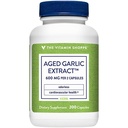 De vitamine Shoppe Odorless Aged Knoflook Extract - Ondersteunt Cardiovasculaire Gezondheid - 600 MG (200 capsules)