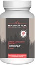 Mountain Peak Nutritionals Immuni-T - Helpt ondersteuning Ademhalingsstelsel en immuunsysteem - Zink, Vitamine A, Vitamine C en Vitamine B6 - Hypoallergeen Dieetsupplement (60 Vegetarische Capsules)