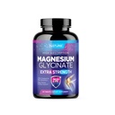 Magnesium Glycinate 250mg - Hoge Absorptie Gecheld Magnesium Supplement - 100% Pure Magnesium Glycinate - Stress, Slaap, Hart, en Spiergezondheid Ondersteuning - Non-GMO, Vegan, Gluten-Free (60 tabletten)