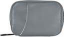 Naanle 7 dagen pil geval reizen pil Organisator tas met rits draagbare wekelijkse geval Compacte grootte voor vitamine supplement houder, effen kleur Grey