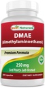Best Naturals DMAE Supplement 250 mg 180 Capsules - Dimethylaminoethanol Bitrate