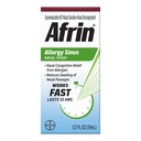 Afrin Allergie Sinus Nasal Spray - Dégustation Nasale rapide et puissante des Allergies, Pour Adultes et Enfants 6 ans et plus, 0.50 Fl Oz (paquet de 1)