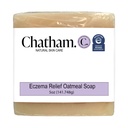 Chatham Natural Skin Care Eczema Relief Havermout Zeep, Verzachtende havermout bad, behandeling voor eczeem rosacea, psoriasis