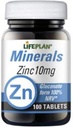 Lifeplan 10mg Zink Gluconaat Elemental - Verpakking van 100 tabletten
