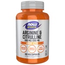 MAINTENANT Sports Nutrition, Arginine et Citrulline 500 mg/ 250 mg, acides aminés, 120 gélules