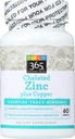 365 door Whole Foods Market, gecheleerd zink plus koper, 60 ct