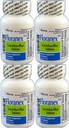 Floranex Probiotic 2 Million CFU, Lactobacillus Acidophilus for Colon Digestieve Gezondheid, Generieke voor Lactinex, Shelf Stable Geen Koeling, 50 tabletten per fles, 4-pack