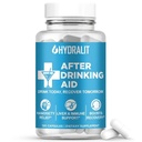 Après le supplément d'aide à la consommation Pilules de pré-jeu Electrolytes Hydratation DHM Lait Thistle Fin de semaine Récupération Vitamines Formule de soulagement Meilleurs matins Alcool Foie Soutien à la santé 120 Capsules