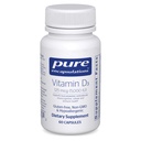 Pure Encapsulations Vitamine D3 125 mcg (5.000 IE) - Supplement ter ondersteuning van bot, gewrichts-, borst-, hart-, colon- en immuungezondheid* - met vitamine D - 60 capsules