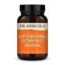 Dr Mercola Vitamine Liposomique C - Soutien Cerveau, Coeur, Oeil et Immune - Fournit 1 000 mg de vitamine C biodisponible - Sans OGM, sans gluten et sans soja - 60 capsules (30 portions)