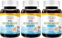 Lovita Kids Super Smart DHA, 150mg DHA en 30mg EPA van Omega 3 vetzuren, Ondersteunt Hersengezondheid, Natuurlijke Citroensmaak, 30 Kauwbare Softgels (pakket van 3)