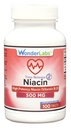 Wonder Laboratories High Potancy Time Release Niacin (Vitamine B3) 500 Mg 100 tabletten Non-GMO, Glutenvrij Supplement