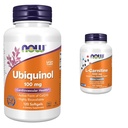 NOW Supplements, Ubiquinol 100 mg, High Bioavailability (the Active Form of CoQ10), 120 Softgels & Supplements, L-Carnitine 1,000 mg, Purest Form, Amino Acid, Fitness Support*, 100 Tablets