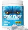 CREATUUR® Creatine complex - Creatine Monohydraat poeder met 5 soorten Creatine Inclusief Con-Crēt® Creatine HCL, bevordert spier, kracht, endurance, hersenen gezondheid, Unflavored, 300g 60 Servers