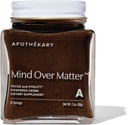 Apothékary Mind Over Matter Cognitive Support Mushroom Powder, Memory & Focus, Stress Relief Herbal Supplement, Sugar Free, Vegan, No Cafeine