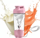 Bouteille de Shaker Protéines Hurricup 22 Oz pour Mélanges Protéines, Bouteilles de Shaker Protéines sans BPA pour Shakers Protéines, Bouteilles de Smoothie Poudre Whey pour Pré-entraînement Bouteille de Mixer, Accessoires de Gym pour Femmes & Hommes, Rose