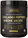 Premium Collageen Peptides Bone Broth Powder: Grass Fed Gehydrolyseerde Collageen Boost voor een gezonde huid, nagels, haren, gewrichten, spieren, botten, spijsvertering, Keto Vriendelijk, Unflavored
