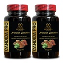 Candida Support Supplement - Digestieve hulp Pillen, Ondersteunt gezonde Intestinale Flora & Immuun System Ondersteuning met Digestieve Enzymen - 2 Flessen 120 Capsules