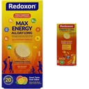 Redoxon Max Energy Citrus Bruistabletten Immuunondersteuning Bundle Vitamine C Zink Bruisend Oranje Immuun Ondersteuning Tabletten